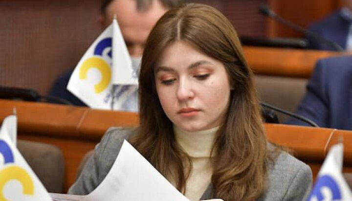 Yaryna Aryeva. Photo: Facebook page of the former MP