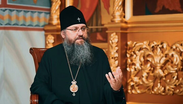 Μητροπολίτης Κλήμης. Φωτογραφία: στιγμιότυπο οθόνης του βίντεο του καναλιού YouTube «Ουκρανική Ορθόδοξη Εκκλησία»