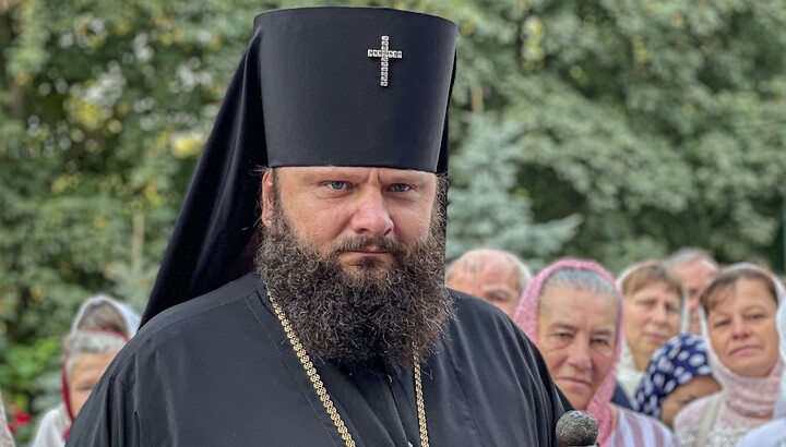 Archbishop Pimen (Voyat), the head of the Rivne Eparchy of the UOC. Photo: YouTube channel 