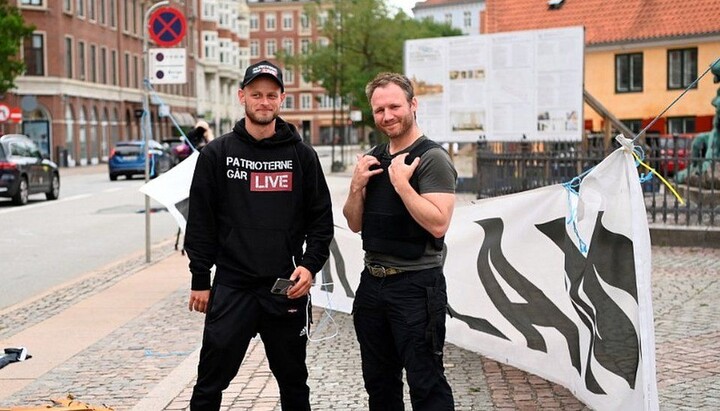 Активісти групи «Данські патріоти», які підпалили Коран. Фото: reuters.com