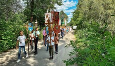 Община УПЦ села Козлин Ровенской области провела крестный ход  