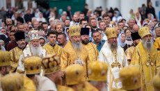 Liturgy and cross procession in honor of Baptism of Rus' Day held in Lavra