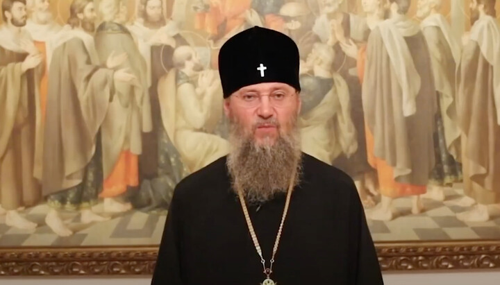 Metropolitan Anthony (Pakanych), the UOC Chancellor. Photo: a screenshot of Met. Anthony’s YouTube channel