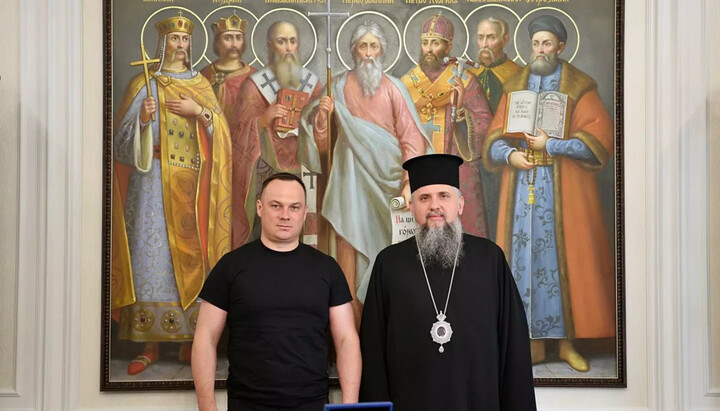 Επιφάνιος Ντουμένκο και Ιβάν Βιγόβσκι. Φωτογραφία: OCU