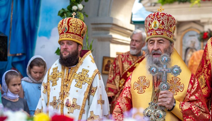 Божественная литургия в киевском храме в честь св. пророка Илии. Фото: news.church.ua