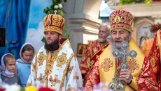 Предстоятель УПЦ возглавил престольный праздник Ильинского храма на Подоле