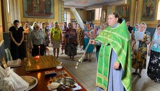 Во всех храмах Криворожской епархии УПЦ помолились о жертвах ракетной атаки