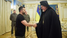 Zelensky meets with Metropolitan Emmanuel of Phanar