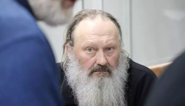 Metropolitan Pavel, the abbot of the Kyiv-Pechersk Lavra, in court. Photo: hromadske.ua