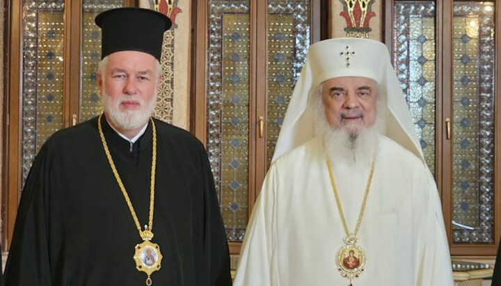 Митрополит Афинагор и Патриарх Даниил. Фото: orthodoxianewsagency.gr