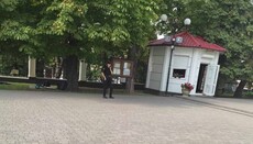 В Каменце-Подольском полиция оцепила кафедральный собор