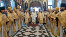 Блаженнейший возглавил литургию в киевской Лавре