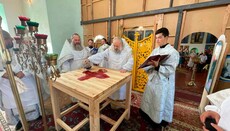 В селе Яблоновка Черкасской области освятили престол храма УПЦ 