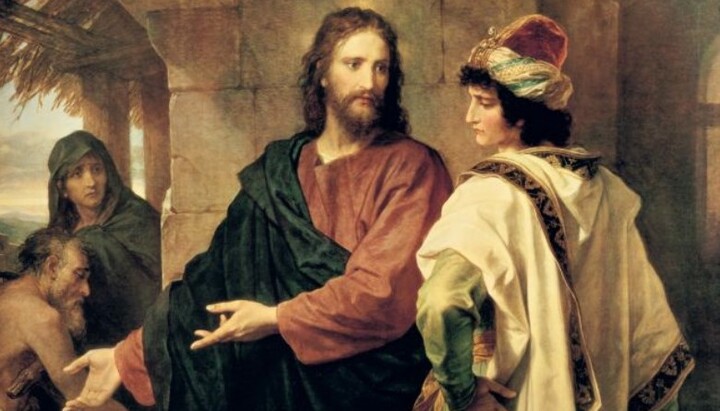 Христос і багатий юнак. Фото: churchofjesuschrist.org