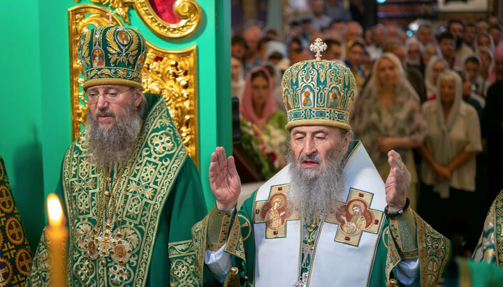 His Beatitude Metropolitan Onuphry and Metropolitan Anthony. Photo: news.church.ua