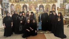 В запорожском Николаевском монастыре УПЦ совершили три пострига