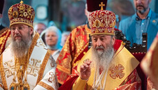 Предстоятель УПЦ очолив престольне свято у Флорівському монастирі