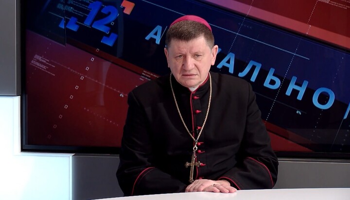Καθολικός Επίσκοπος Βιτάλιι Σκομαρόφσκι. Φωτογραφία: 12kanal.com