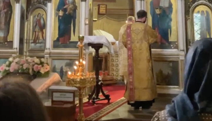 Biserica Sfântului Gheorghe Purtătorul de Biruință din Lviv. Imagine: Screenshot de pe pagina de Facebook a Valentinei Illina 