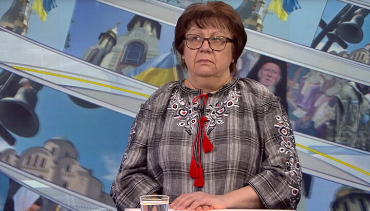 Liudmila Filipovici, membru al Comisiei Serviciului de Stat pentru Etnopolitică și Libertatea de Conștiință (SSELC). Imagine: uatv.ua