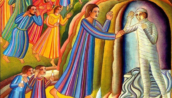 Христос воскрешає Лазаря. Фото: Outreach