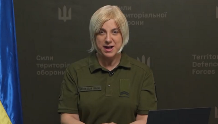 Trans-spokesperson of the Armed Forces of Ukraine. Photo: Ashton-Cirillo’s Twitter account