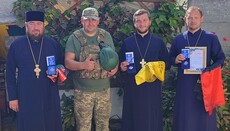 Командири 14-ї бригади ЗСУ нагородили священників УПЦ із Волині