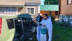 Верующие Могилев-Подольской епархии УПЦ приобрели автомобиль для ВСУ