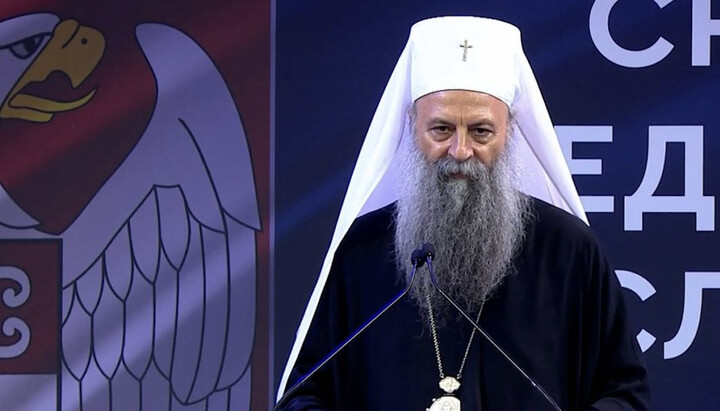 Патриарх Сербский Порфирий. Фото: orthodoxianewsagency.gr