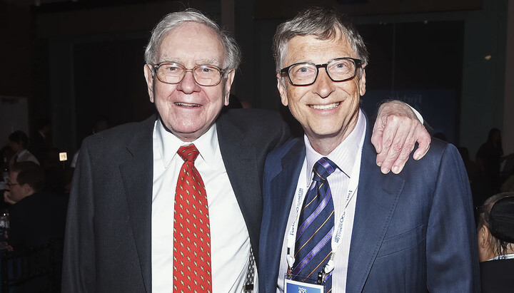 Уоррен Баффет і Білл Гейтс. Фото: tatler.ru