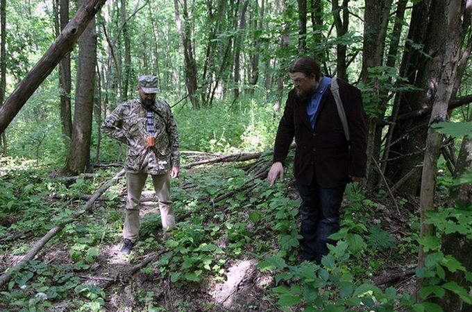 В Черкасской епархии УПЦ совершили поисковый поход к истокам Ирдынского монастыря