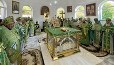 В Хустській єпархії УПЦ вшанували пам'ять преподобного Іова Угольського