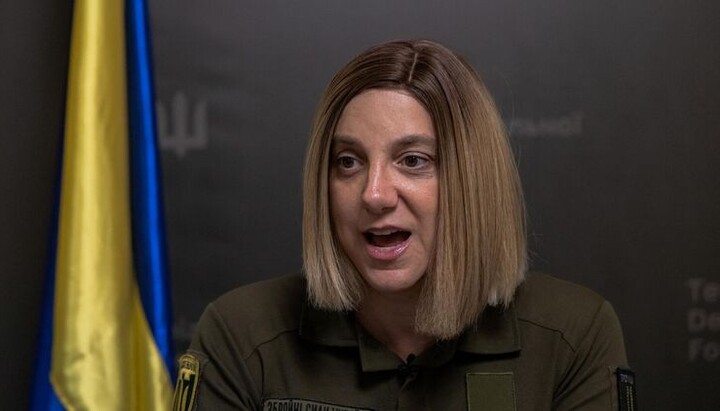 Sarah Ashton-Cirillo, πρόσωπο των Ουκρανικών Ενόπλων Δυνάμεων για τις δυτικές χώρες. Φωτογραφία: ctrana.news