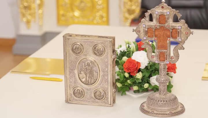 The Synod of the UOC called on believers to love their enemies. Photo: screenshot of the Ukrainian Orthodox Church YouTube channel