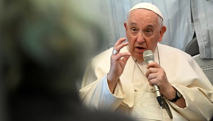 The Pope believes that arms dealers have an interest in the war in Ukraine. Photo: Reuters