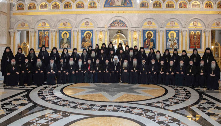 The hierarchs of the Serbian Orthodox Church. Photo: orthodoxianewsagency.gr
