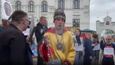 VR Speaker awards a Satanist magician picketing Kyiv Lavra in OCU interests 