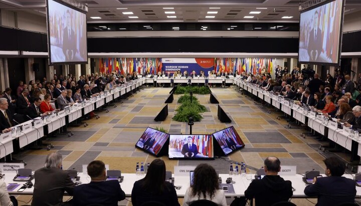 Заседание ОБСЕ в Варшаве. Фото: сайт ОБСЕ