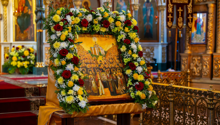 Ікона Собору всіх святих Черкаської землі. Фото: cherkasy.church.ua