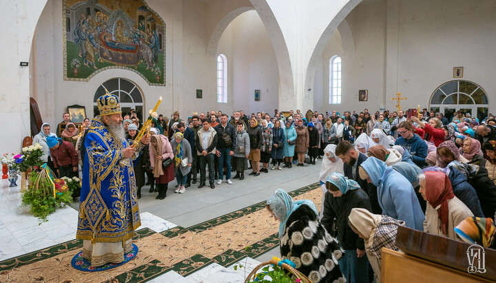 Митрополит Онуфрий в Покровском соборе Киева. Фото: пресс-служба УПЦ