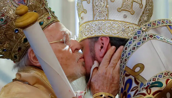 Патріарх Варфоломій не дозволив Думенку відкривати парафії за кордоном. Фото: DW