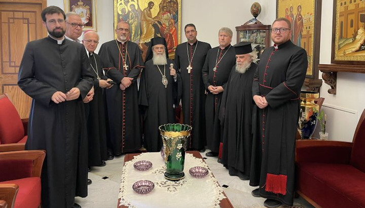 Лидеры христианских Церквей Святой Земли. Фото: orthodoxianewsagency.gr