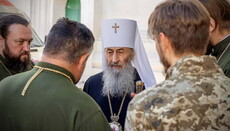 Предстоятель: Военное духовенство УПЦ неутомимо трудится ради победы и мира