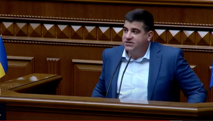 Pavlo Bakunets. Photo: a screenshot of Rada TV channel