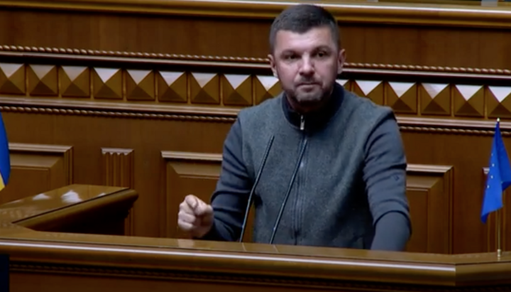 MP Ihor Huz. Photo: a screenshot of the Rada channel