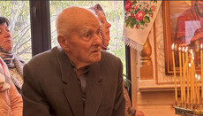 Я дуже люблю Церкву: 92-річний вірянин УПЦ на освяченні храму в Повчі