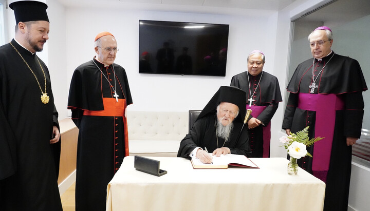 Патриарх Варфоломей и епископы РКЦ. Фото: orthodoxia.info