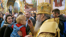 უნეტარესმა ონუფრემ ლავრაში საღმრთო ლიტურგია აღავლინა