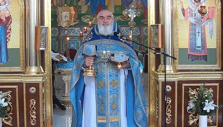 Archpriest Dimitri Sydor. Photo: Facebook of the Uzhhorod Cathedral of the UOC