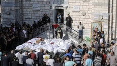 В Газе совершили отпевание погибших при ударе по храму святого Порфирия